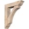 Ekena Millwork Legacy Traditional Smooth Bracket w/ Offset Brace, Douglas Fir, 7 1/2"W x 32"D x 36"H BKT0806X32X36LEC01SDF - alternate 1